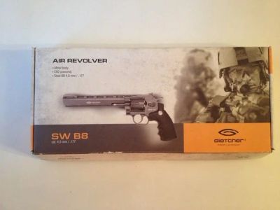 Лот: 3247665. Фото: 1. Air Revolver gletcher SW B8. Пневматическое оружие