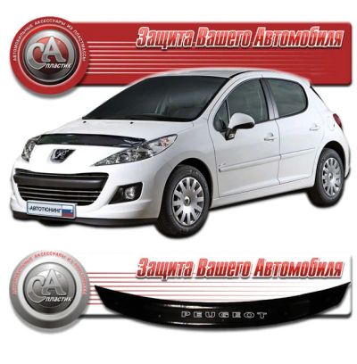 Лот: 3083799. Фото: 1. Дефлектор капота черный (спойлер... Детали тюнинга