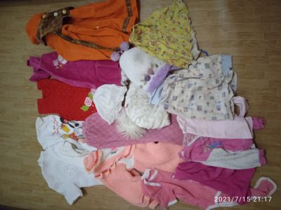 Лот: 17872198. Фото: 1. Огромный мешок вещей на девочку. Другое (одежда и аксессуары)