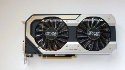 Лот: 10527336. Фото: 1. Palit GeForce GTX 1060 Super JetStream. Видеокарты