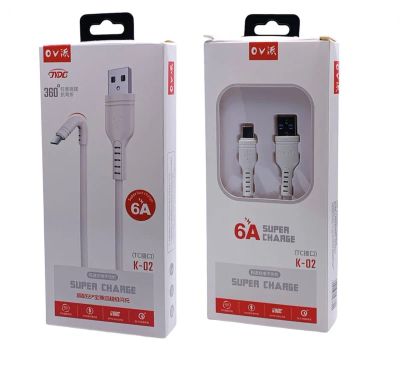 Лот: 22147149. Фото: 1. КАБЕЛЬ OVI K2 SUPER CHARGE TYPE-C... Дата-кабели, переходники