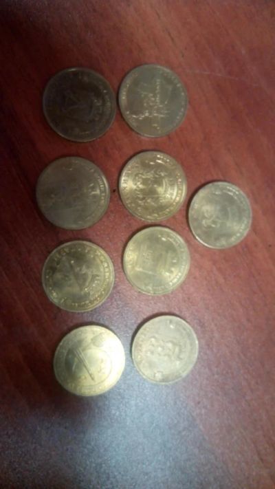 Лот: 6677512. Фото: 1. 9 юбилейных монет. Россия после 1991 года