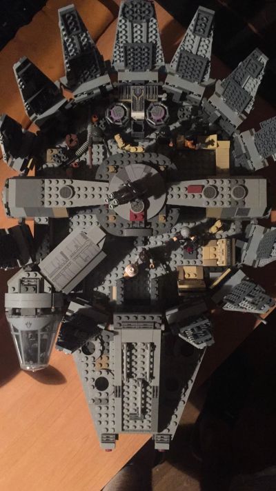 Лот: 19029588. Фото: 1. Lego star wars сокол Тысячелетия... Конструкторы
