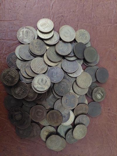 Лот: 18930699. Фото: 1. 10 рублей 2010-2020 100 штук. Россия после 1991 года