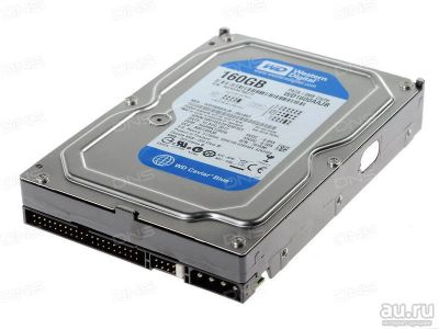 Лот: 8610677. Фото: 1. HDD 3.5" 160Gb IDE WD1600AAJB... Жёсткие диски (HDD)