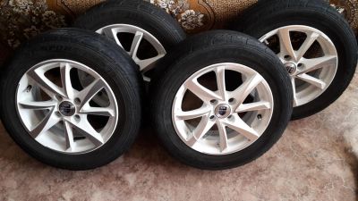 Лот: 5186707. Фото: 1. Литые диски R14" К&К "Игуана... Шины на дисках