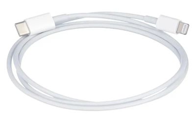 Лот: 20632506. Фото: 1. Кабель Lightning (m) - USB Type-C... Дата-кабели, переходники