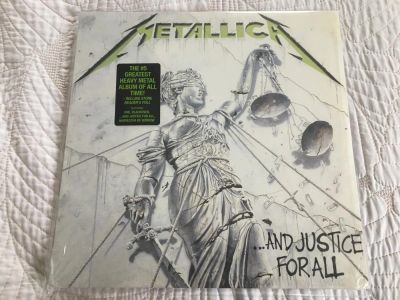 Лот: 11600552. Фото: 1. LP Metallica ...and justice for... Аудиозаписи