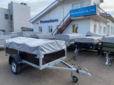 Лот: 25780816. Фото: 1. Прицеп Ижевск Средний 2.5 цинк... Прицепы, полуприцепы