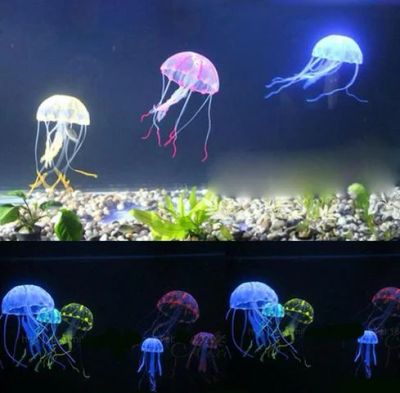 Лот: 4812988. Фото: 1. Искусственная медуза для аквариума... Грунты, украшения, наполнения