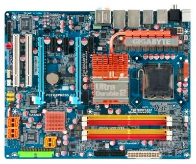 Лот: 147546. Фото: 1. GigaByte GA-X48-DS4. Материнские платы