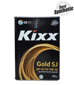 Лот: 7667586. Фото: 1. KIXX Gold SJ 5W30 SJ\CF 4л полусинтетика... Масла, жидкости