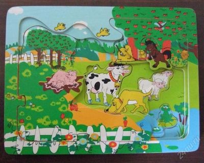 Лот: 2032089. Фото: 1. Развивающая игрушка (пазл). Пазлы