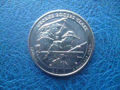 Лот: 11299439. Фото: 1. 25 центов 2017 года 40-й национальный... Америка