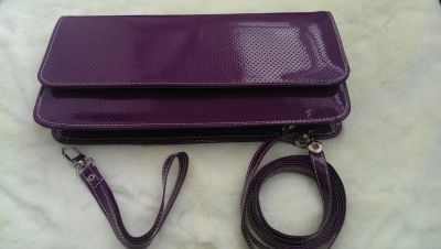 Лот: 5370079. Фото: 1. клатч, сумка женская, цвет фиолетовый. Сумки