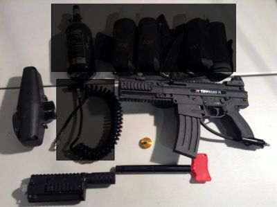 Лот: 3960855. Фото: 1. Пейнтбольный маркер Tippman X7... Пейнтбол, страйкбол
