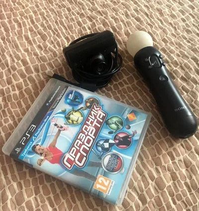 Лот: 12824833. Фото: 1. Ps move камера + move, оригинал... Аксессуары для игровых приставок, консолей, геймпады