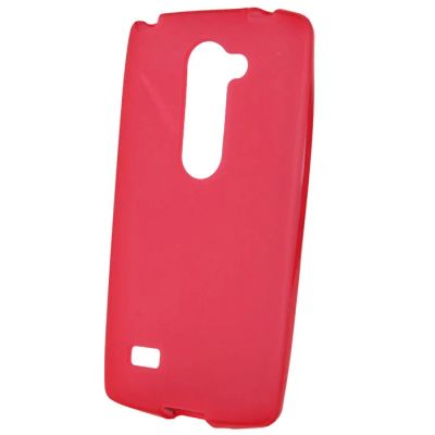 Лот: 10721600. Фото: 1. Чехол LG Leon H324 Силикон Красный. Чехлы, бамперы