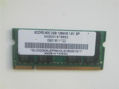 Лот: 9201763. Фото: 1. 2GB PC2-6400 DDR2 Sodimm GU332G0ALEPR8H2L6CB. Оперативная память