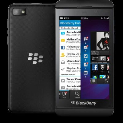 Лот: 7035033. Фото: 1. BlackBerry Z10 Черный STL100-1. Смартфоны