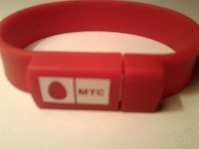 Лот: 1753270. Фото: 1. Флеш карта - Браслет MTC 8 GB... USB-флеш карты