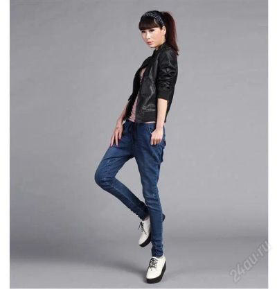 Лот: 2744495. Фото: 1. Брюки женские джинсовые. Брюки, шорты