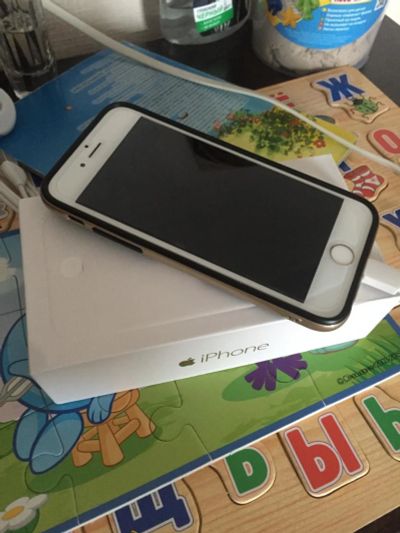 Лот: 11194091. Фото: 1. iPhone 6 16gb Gold. Смартфоны