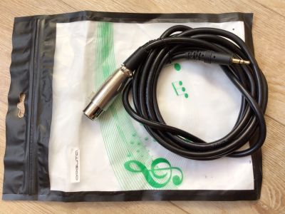 Лот: 21986900. Фото: 1. Кабель XLR–MiniJack. Шнуры, кабели, разъёмы