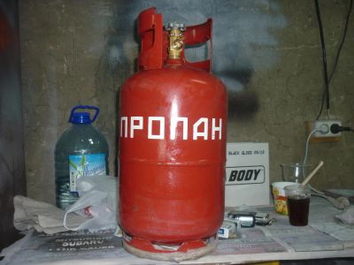 Лот: 4765653. Фото: 1. Газовый баллон 12 литров. Баки, ёмкости