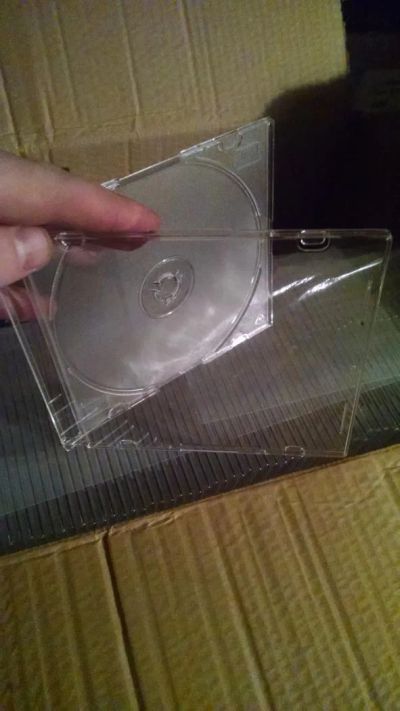 Лот: 6581440. Фото: 1. BOX для CD DVD дисков Slim прозрачный. CD, DVD, BluRay
