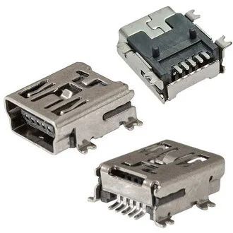 Лот: 12287934. Фото: 1. Разъём mini-USB №02 (крепление... Разъёмы