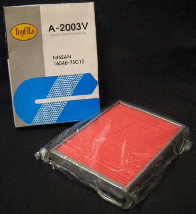 Лот: 7367047. Фото: 1. Воздушный фильтр A-2003V (TopFils... Расходные материалы