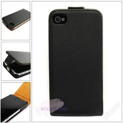 Лот: 2535806. Фото: 1. Чехол Книжка iPhone 4 4s Leather... Чехлы, бамперы