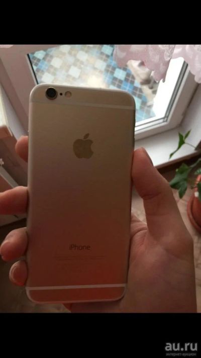 Лот: 9146754. Фото: 1. iPhone 6 gold 16 gb. Смартфоны