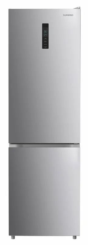 Лот: 21130621. Фото: 1. Холодильник Sunwind SCC356 Silver. Холодильники, морозильные камеры