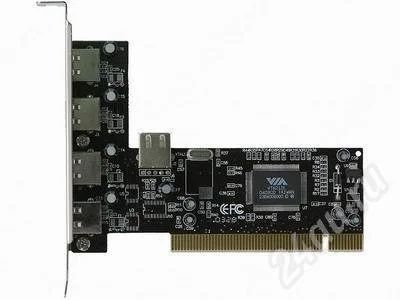 Лот: 338878. Фото: 1. USB контроллер 4+1 PCI. Платы расширения, контроллеры, доп. порты