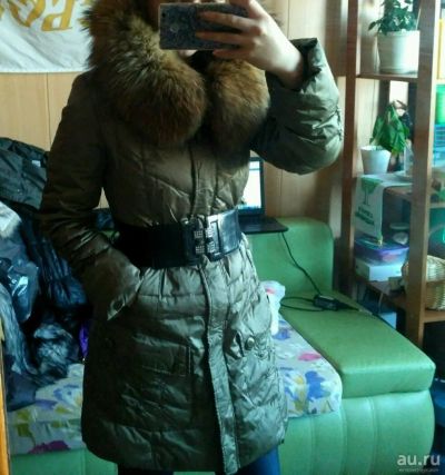 Лот: 10249298. Фото: 1. Роскошный пуховик с лисой. Верхняя одежда