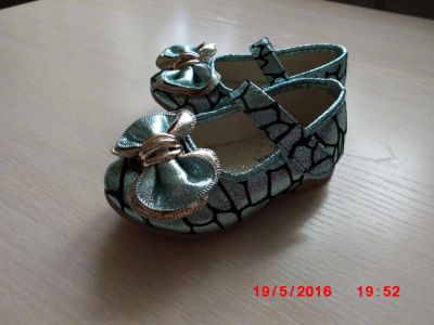 Лот: 7571706. Фото: 1. Туфли детские 14.5 см по стельке. Туфли