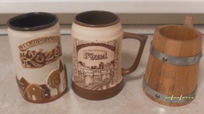 Лот: 24789821. Фото: 1. Коллекция пивных кружек Kozel. Кружки, стаканы, бокалы
