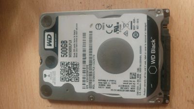 Лот: 12953874. Фото: 1. Жесткий диск WD Black 500GB Slim. Жёсткие диски (HDD)