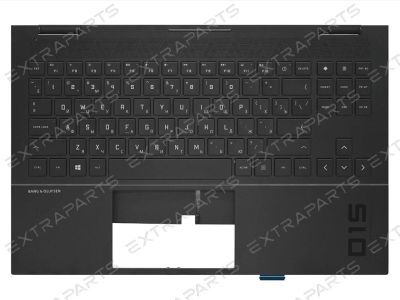 Лот: 18883099. Фото: 1. Топ-панель HP OMEN 15-ek черная... Клавиатуры для ноутбуков