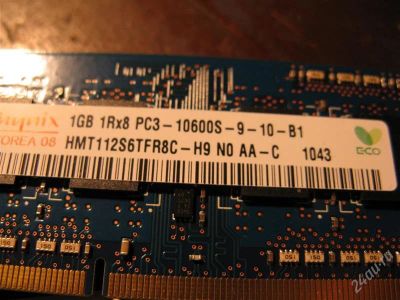 Лот: 1514601. Фото: 1. SODIMM 2x1Gb DDR3-1333. Оперативная память