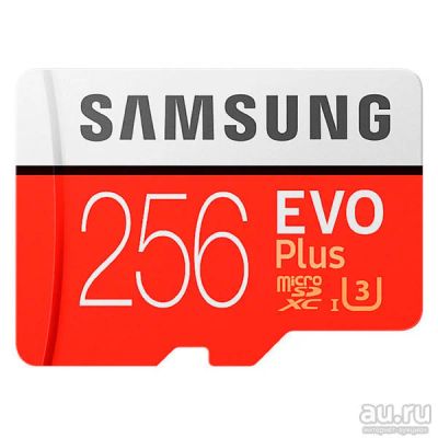 Лот: 13458212. Фото: 1. Samsung microSDXC 256Gb EVO Plus... Карты памяти