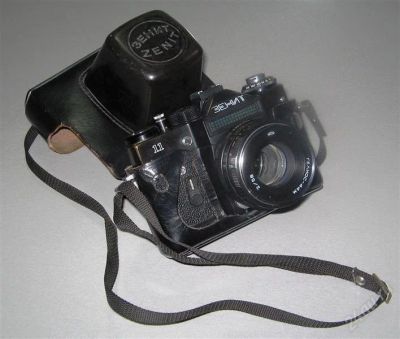 Лот: 1561047. Фото: 1. фотоаппарат зенит-11 обьектив... Плёночные зеркальные