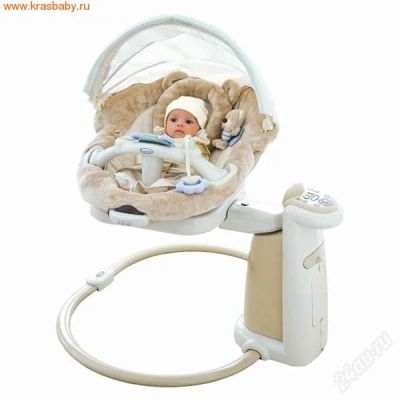 Лот: 2225817. Фото: 1. Укачивающий центр GRACO Sweetpeace. Ходунки, прыгунки, качели