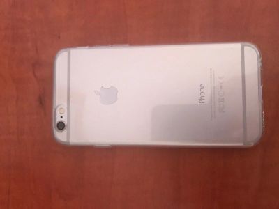 Лот: 10982088. Фото: 1. iPhone 6 silver 16gb / Оригинал... Смартфоны