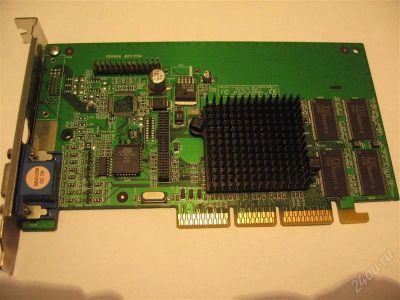Лот: 1252864. Фото: 1. видеокарта geforce2 mx400 128-bit... Видеокарты