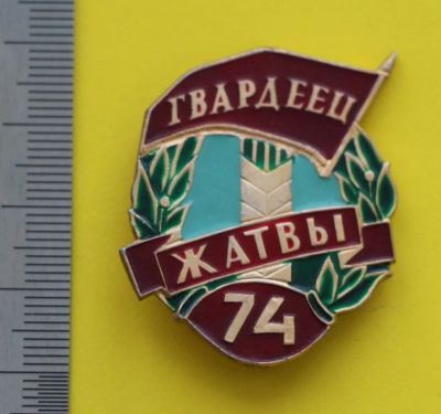 Лот: 9407208. Фото: 1. Нечастый знак: Гвардеец жатвы... Сувенирные