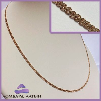 Лот: 6561812. Фото: 1. Золотая цепь 585 пробы. Вес 3... Цепочки