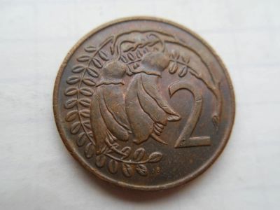 Лот: 8376499. Фото: 1. Новая Зеландия 2 цента 1974. Австралия и Океания